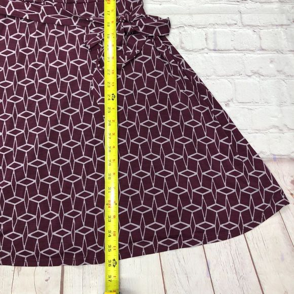 41 Hawthorn Women 3/4 Sleeve Wrap Dress Size Small Polyester Blend B237 -26 - Picture 3 of 13